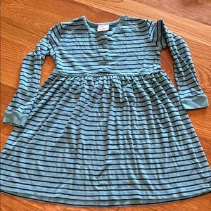 Hannah Anderson Striped Blue and navy  Kids Dress